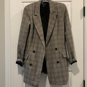 Plaid Blazer